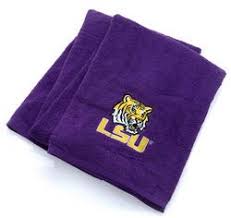 Lsu Tigers Bath Towel Lsu Tigers Lsu Lsu Tigers Football