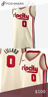 The portland trail blazers revealed their new city edition jersey tuesday. Damian Lillard 2019 Blazers City Edition Jersey Damian Lillard 2019 Portland Trail Blazers City Edition Rip City Jersey Nwt N Jersey Trail Blazers Nba Shirts