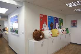 แอบด สำน กงาน line ประจำประเทศไทยบรรยากาศน าร กส ด ๆ