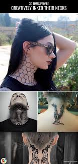 30 Best Neck Tattoos That Deserve All The Attention They Can Get Necktattoos Creativity Bodyart Getinked C Best Neck Tattoos Neck Tattoo Body Art Tattoos