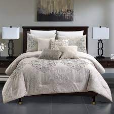 Shop for california king comforter sets at bed bath & beyond. Hgmart Bedding Comforter Set Bed In A Bag 8 Piece Luxury Embroidery Microfiber Bedding Sets Oversized Bedroom Comforters King Cal King Size Kaitlyn Walmart Com Walmart Com