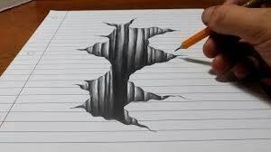 A Writer Is A Magician Who Can Create A Masterpiece With A Wave Of A Pencil Carol Archer Drawings On Lined Paper 3d Art Drawing Paper Drawing