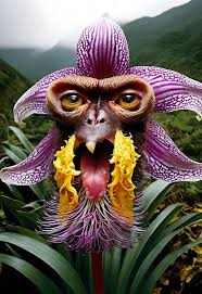 Monkey Orchid Dracula simia A... - The ...