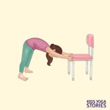 Chair Yoga Poses For Kids Cards Yoga For Kids Chair Pose Yoga Chair Yoga