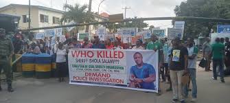 CHSR, Campaign Against Impunity, others seek justice for Ishola Salami,  slain youth leader