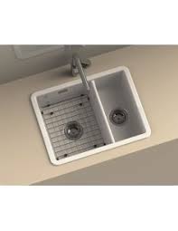 One (1) sink one (1) grid, one (1) colander one (1. Metro By Thoms Denby Met1030 0 5 Bowl Ceramic Sink Universal Fitting Inset Or Undermount