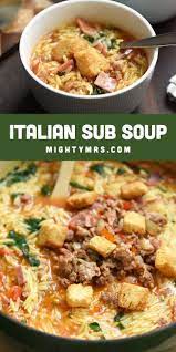 Italian Sub Orzo Soup Recipe In 2021 Delicious Soup Recipes Soup Recipes Recipes