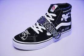 Vans Old Skool Sk8 Hi Line Of Life Plaid Sneaker Vnodbhdvd Sneakers Vans Vans Old Skool