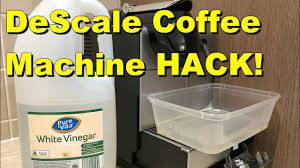 How To Clean Your Delonghi Nespresso Coffee Machine Without Nespresso Solution Vinegar Youtube