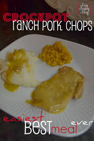 3 Ingredients Porkchops Ranch Packet And Cream Of Chicken Soup Combine All Three Ingredients In Ranch Pork Chops Crockpot Pork Ranch Pork Chops Crock Pot
