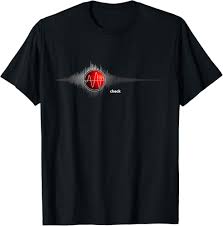 T-shirt # M Black Unisex # Soundwaves Red Wau Holland Forever ...