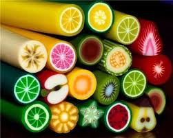 Mini Fruit Candies Japanese Sweets Colorful Candy Fresh Fruit Recipes