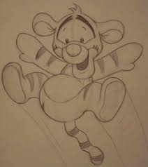 Tigro Di Winnie The Poo Arte Disney Disney Schizzi Disegno Di Cartoni