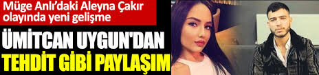 Aleyna çakır, keçiören'deki evinde, 3 haziran 2020'de bornoz kuşağıyla kendini tavana asarak intihar etmiş halde ölü bulundu. Aleyna Cakir In Olumunun Suphelisi Umitcan Uygun Dan Itiraf Gibi Sozler
