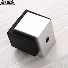 Megairon Modern Aluminium Bathroom Door Stopper Square Solid Wooden Door Block Office Anti Collision Door Stop Hardware Tool Door Stops Aliexpress Slim design goes from pocket to doorjamb to securely hold doors open.