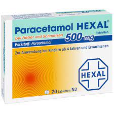 Paracetamol Hexal 500 Mg 20 St Shop Apotheke Com