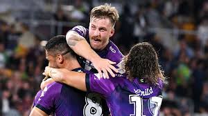 Melbourne storm rugby league club. Melbourne Storm 30 10 Canberra Raiders Grand Final Return For Bellamy S Men Rugby League News Stadium Astro