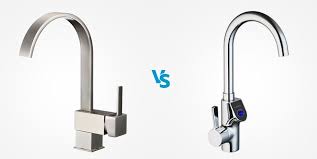 Brushed Nickel Vs Chrome Learn The Difference Choose The Right Faucet Finish Chrome Bathroom Fixtures Chrome Kitchen Faucet Bathroom Faucets Chrome