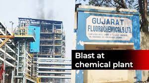 ગુજરાત માં પંચમહાલ જિલ્લાના હાલોલમાં આવેલી કંપનીમાંપ્રચંડ વિસ્ફોટ