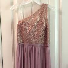 Simple and beautiful, this double row pearl and crystal accented necklace adds an elegant touch to an everyday or formal look. David S Bridal Dresses Davids Bridal Rose Gold Metallic Bridesmaid Dress Poshmark