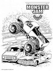 Monster trucks coloring pages monster truck printable coloring. Monster Truck Coloring Pages Free Pictures To Print 60