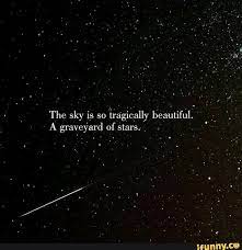  The Sky Is So Fagicaï¬‚y Beaï¬tifï¬l A Gravede Of Stars Quote Aesthetic Space Quotes Star Quotes