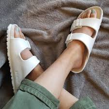 Women S Birkenstock Shoe Size Chart Womens Birkenstock Arizona Eva Sandal White In 2020 Birkenstock Birkenstock Arizona Womens Sandals