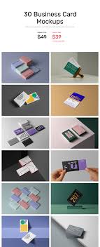 Free floating business card mockup. Business Card Mockups In Stationery Mockups On Yellow Images Creative Store