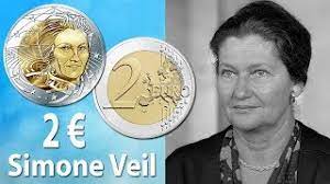 Voici les seules pièces et séries officielles émises avec la pièce de 2 € simone veil 2018. 2 Euro Simone Veil Youtube
