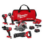 M18 FUEL 18V Lithium-Ion Brushless Cordless Combo Kit  5-Tool  w   2  5 0 A    3697-25 Milwaukee Tool
