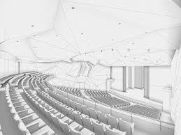 Theater Interior 1200 Seats Theatre Interior Concert Hall Architecture Concert Hall