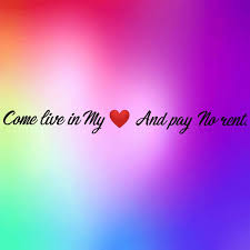 Come Live In My Heart And Pay No Rent Meaning In Urdu Pin By King And Queen On My Sweet Neon Signs Poster Neon