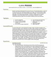 March 3, 2020 by admin. Marketing Executive Resume Example Executive Resumes Livecareer