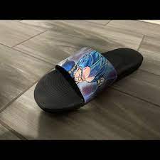 It is a combination of the best anime show on earth plus the comfort of wearing a dragon ball z slides outdoors or indoors. Dragon Ball Nike Slides Off 62