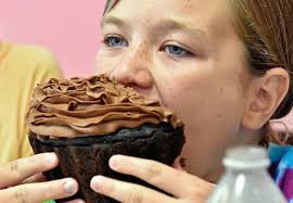 Sarasota's Heavenly Cupcakes annual Jumbo Cupcake Eating Contest