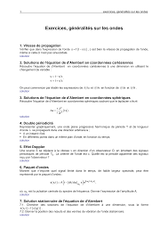 Un ventre de l'onde stationnaire correspond à des interférences constructives entre ces deux ondes, et un nœud à des interférences destructives. Http Thierry Chave Free Fr Ex Ondes Generalites Pdf