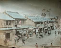 Yokohama Street Scene Japan Circa 1880 1600x1242 Yokohama Japan Street Scenes