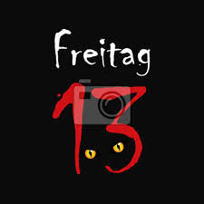 Und startete weltweit bis auf wenige ausnahmen am 13. Freitag Der 13 Leinwandbilder Bilder Wochentag Fehlfunktion 13 Myloview De