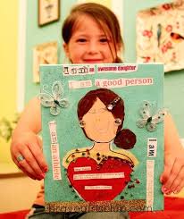 I Am Project For Girls I Am A Good Person Art Classroom Art For Kids Elementary Art