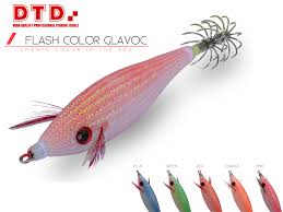 Dtd Squid Jig Flash Color Glavoc Size 3 0 Colour Blue