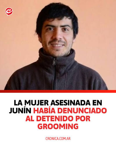 🚨 FEMICIDIO EN JUNÍN: EL DETENIDO TENÍA ANTECEDENTES ⚖️ La investigación por el femicidio de Mercedes Errapan sumó un dato clave: Sebastián Bonafe, único detenido por el crimen, registraba antecedentes por violencia
