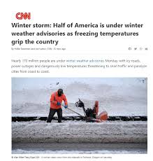However recently armstrong forecasts have been wrong. Half Country Under Freezing Global Warming Temperatures Armstrong Economics