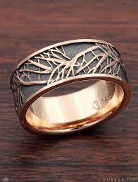 Tree Of Life Wedding Rings Nature Inspired Wedding Ring Wedding Rings Unique Unique Engagement Rings