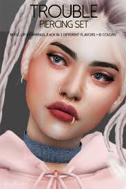 Character customization is better than ever, thanks to an intuitive interface. Best Sims 4 Nose Septum Ring Cc Piercings Fandomspot
