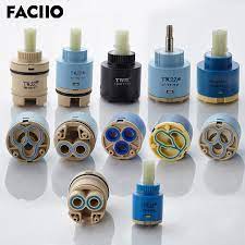 25/35/40mm ceramic cartridge large flow water mixer tap valve bathroom faucet. Faciio 1pc 35mm 40mm Watersaving Replacement Ceramic Spool Water Mixer Tap Faucet Cartridge Kitchen Bathroom Faucet Replace Part Faucet Cartridges Aliexpress