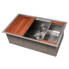 When choosing an undermount sink, there are factors to consider to ensure you are getting the one perfect for your kitchen. Zline Kitchen And Bath Durasnow Garmisch Stainless Steel 30 L X 18 W Undermount Kitchen Sink With Basket Strainer Reviews Wayfair