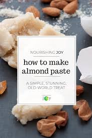 Almond paste made with sugar, water, corn syrup and butter. How To Make Almond Paste