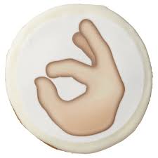 Ok Hand Sign Emoji Ok Hand Sign Cookies Sugar Cookie