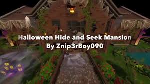 This was created in creative mode on fortnite. Halloween Hide And Seek Mansion Code 8352 2462 1271 Youtube
