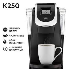 Amazon Com Keurig K250 Single Serve K Cup Pod Coffee Maker With Strength Control Black Kitchen Keurig Coffee Makers Pod Coffee Makers Single Coffee Maker